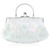 Vintage Handmade Beaded Embroidery Evening Bag